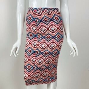 MATTY M Midi Pull-on Stretch Below Knee Skirt
